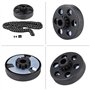 Embrayage centrifuge avec vis à chaîne et ensemble d'accessoires de moto, embrayage centrifuge de 1,9 cm, alésage 12 dents #35 p