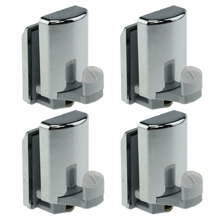 Lot de 4 crochets inférieur de porte de douche