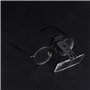 Lunettes loupes, Akozon 1.5X 2.5X 3.5X Grossissement Boîtier en Plastique à Clipser Type de Lunettes