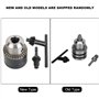 Mandrin pour perceuse 3,0-16 mm 1/2-20UNF Kit adaptateur mandrin pour perceuse type clé mandrin pour perceuse avec adaptateur he