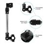 Alomejor Porte-Parapluie rétractable en Acier Inoxydable réglable vélo Support de Cadre de Parapluie rétractable pour fauteuils 