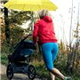 Alomejor Porte-Parapluie rétractable en Acier Inoxydable réglable vélo Support de Cadre de Parapluie rétractable pour fauteuils 