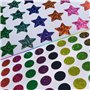 3640 Stickers Gommettes Autocollantes, 50 Feuilles Gommettes Enfants, Étoiles Pois Autocollants ColoréS, pour Stickers Scrapbook
