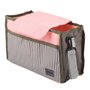 Zerodis Sac de Rangement Multi-fonction pour Landau Poussette Bébé Sac à Langer Maman Sac Organisateur Bandoulière de Poussette 