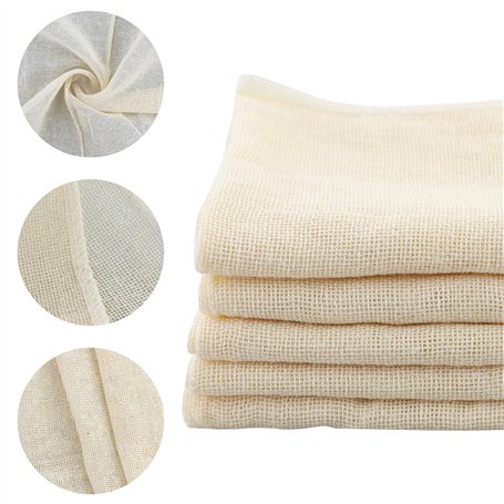 Lot de 5 tissus filtrants réutilisables