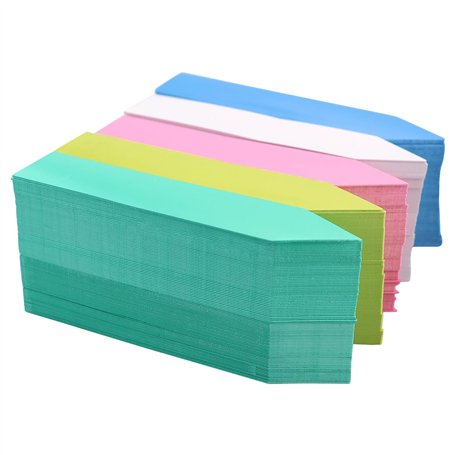 DNDGDLUA Lot de 500 étiquettes de jardin colorées en plastique pour plantes - Résistantes aux intempéries - Pour jardin d'enfant