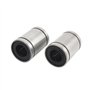 DollaTek 4 Pcs LM12UU 12mm à l'intérieur Dia Rubber scellé Bague Roulement à Billes Linéaires