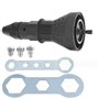 Adaptateur de perceuse électrique sans fil pour pistolet à rivet électrique - Adaptateur d'écrou à riveter - Accessoires pour ou
