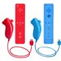 AUFGLO Télécommande Wii et manettes Nunchuck pour Wii U