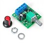 WayinTop 2pcs PWM Moteur Contrôleur de Vitesse Basse Tension DC 1,8V 3V 5V 6V 12V 2A 1803BK Commutateur de Commande Réglable ave