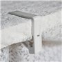 MZMing 8 Pièces Pinces à Nappe en Plastique Blanc pour Table d'Extérieur - Pinces Réglables à Ressort pour Nappe de Jardin Pique