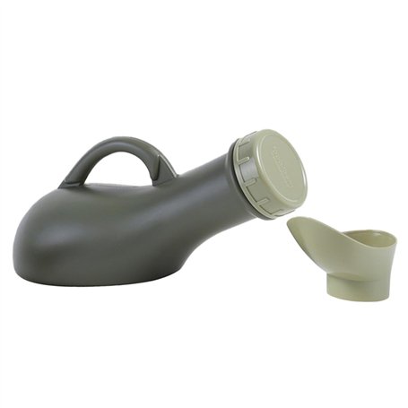 Aililong Urinoir portable pour hommes et femmes - 1 l - Urinoir portable - Toilettes d'urgence réutilisables - En plastique - Av