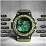 TEKMAGIC Montre Bracelet Sports Plongée Hommes Garçons 10 ATM Étanche Montre-Bracelet Natation avec Fonctions d'Chronomètre, Chr