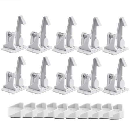Surplex 10 PCS Enfant Sécurité Serrures de Cabinet