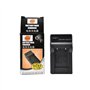 DSTE Travel and Car Charger Compatible pour Olympus LI-30B LI-40B LI-42B Nikon EN-EL10 Fuji NP-45 Pentax D-LI63 Kodak KLIC-7006