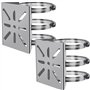 WiTi 2PACK Support Poteau Vertical caméra sécurité