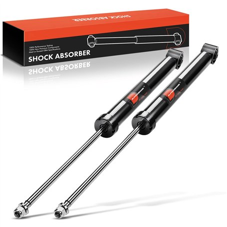 Frankberg 2x Amortisseurs à gaz Essieu Arrière Compatibles avec Polo 9N A3 8L1 Octa.via I 1U2 Golf IV 1J1 Fabia III NJ3 NJ5 Leon