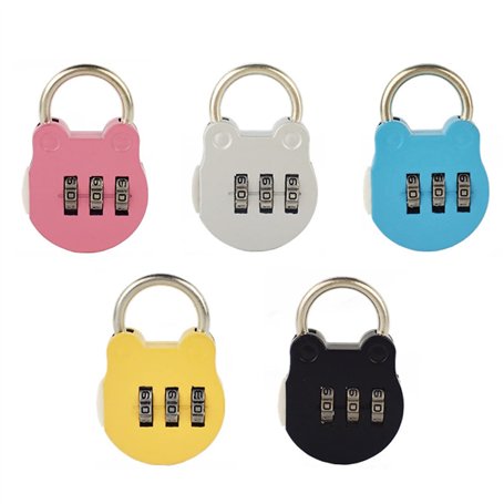 5 pièces cartoon mini lock