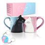Cadeau Couple Chat Tasses de Couple de Café Cadeau Mariage Ensemble de Tasses Chat Mug pour Décoration de Mariage Cadeaux Assort