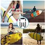 WEFHEF Sangle Suspension Planche 1 Épaulière 2 Bretelles Sangle Transport Réglable pour Planche Sangle Suspension Kayak pour Tra