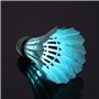 Itian 4 Pièces LED Volant de Badminton Nuit Noire Lueur Birdies Eclairage pour Les Activités Sportives Intérieur et Extérieur