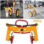 Pince de Levage Plaque 280Kg Pinces de Levage Pierre Plaque Beton Ouverture Réglable 6-24cm, Porte Pierres Lève-pierre Grappin V