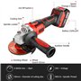 TEENO Tool Kit 3 Piece Set (Brushless Cordless Impact Wrench + Impact Drill + Brushless Angle Grinder) 20V 2 X Batterie 3Ah