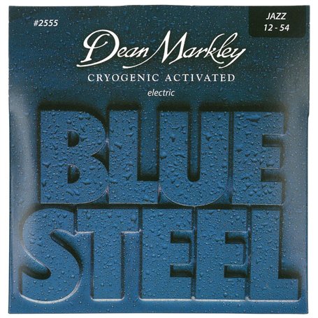 Dean Markley 2555 Jeu de cordes pour guitare électrique Bluesteel Jazz 12-54