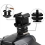 Griffe de Support Triple Adaptateur de Montage Support d'Extension d'Adaptateur pour Microphone Flashs Moniteur Appareils Photo 