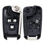 Boîtier de clé de Voiture Pliable à 3 Boutons Coque pour clé Opel Vauxhall Insignia Astra J Zafira B Meriva avec Lame Non coupée