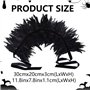 Plume Poncho à Col Châle Cape de Plume dhalloween Femme Homme Châle en Plumes