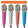 DODUOS Mini Microphone Vocal Portable pour Ordinateur et Mobile - 4 Couleurs, Professionnel, à Main pour Chant de Scène, Karaoké