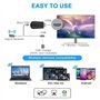 XUJAIOLQP Wireless HDMI Display Adapter, HDMI Transmitter and Receiver Dongle, 1080P HDMI Screen Mirroring Adapter Streaming Cli