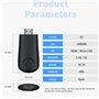 XUJAIOLQP Wireless HDMI Display Adapter, HDMI Transmitter and Receiver Dongle, 1080P HDMI Screen Mirroring Adapter Streaming Cli