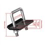 Hitch Tightener, Tendeur d'attelage, Stabilisateur d'attelage Verrou de Attelage Anti-Cliquetis Pince de Attelage Robuste pour A