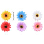 Nifocc Lot de 12 barrettes à cheveux en forme de fleur multicolores - Motif tournesol - Pour femmes et filles - Décoration de ma