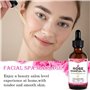 Huile Essentielle Rose 60 ml, Sérum Rose avec Serum Vitamine C pour Hydrate et Anti-âge pour les Visage Soin Anti-âge, Peau, Nat