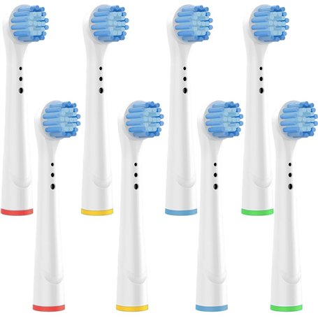 Brossette de Rechange Compatible pour Braun Oral b Têtes Brossettes de Rechange Têtes Brosse Embout Precision Floss Cross Action
