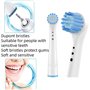 Brossette de Rechange Compatible pour Braun Oral b Têtes Brossettes de Rechange Têtes Brosse Embout Precision Floss Cross Action