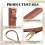 Bandouliere pour Sac Longchamp, Sangle de Rechange en Cuir pour Sac à Main à Bandoulière Longue et Réglable, Mini Sangles Femme