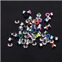 500Pcs Couleurs Mixtes 3mm Forme Ronde Oeillets En Métal Scrapbooking Carte Making Craft Cuir Hot Eyelets pour Trou Punch