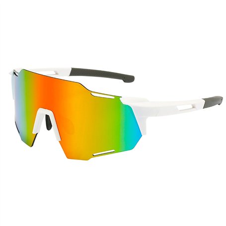 BECILES Lunettes de soleil de vélo pour homme et femme - Lunettes de protection anti-UV pour activités de plein air telles que l