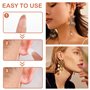 500 PCS Patchs pour Lobe D'oreille,Patchs Autocollants pour Oreilles Tombantes,Patchs de Soutien pour Oreilles,Boucles D'oreille