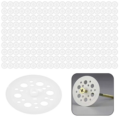 MOLIMOLI 200pcs 46mm Rondelles en Plastique