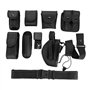 ACEXIER Kit Utilitaire de Garde de Polices d'entraînement Militaire Tactique avec Ceinture d'application de la Police en Tissu O