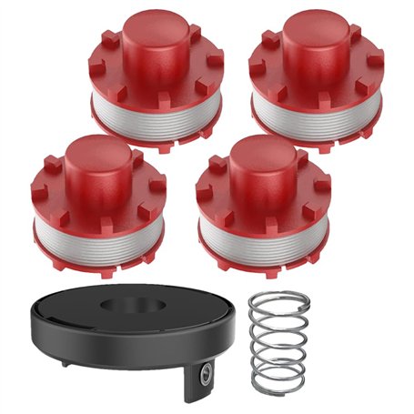 Aoreun Lot de 4 Bobines de Fil de Rechange pour Débroussailleuse Ein-hell 3405096
