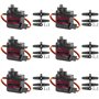 6pcs Servo Moteur Engrenage Métal : Servo MG90S Micro Servo Moteur Compatible avec Arduino