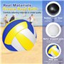 Ballon de Volley-Ball de Plage Étanche: Doux Au Toucher, Sport Intérieur Et Extérieur, Taille Officielle 5 pour Le Jardin Et La 