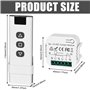 Kit de commande de volet roulant sans fil : interrupteur de store intelligent compatible avec interrupteur sans fil 230 V pour v