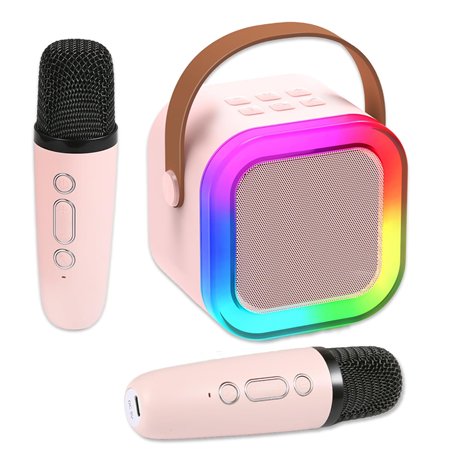 Chennyfun Machine Karaoké pour Enfants avec 2 Microphones